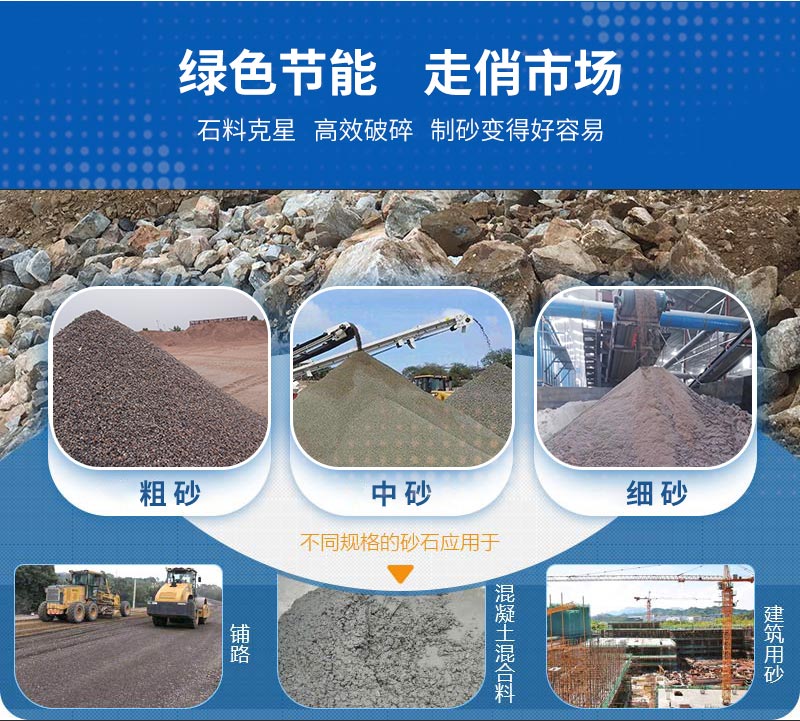 砂石设备处理物料